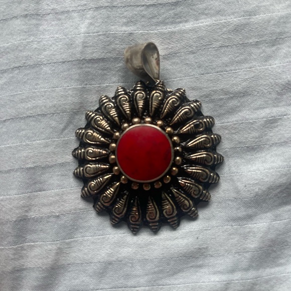 Red and Black Necklace Pendants - Picture 3 of 4